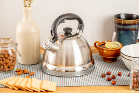 Чайник нержавеющий на плиту 2л Edenberg 1987 ✅ картинка - Интернет-магазин ✅ Fortuna-opt.com.ua. ✅ Чайник нержавеющий на плиту 2л Edenberg 1987 ✅ базовая цена $10.11 ✔ Опт ✔ Скидки ✔ Заходите! - Интернет-магазин ✅ Фортуна-опт ✅