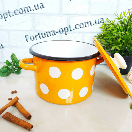 Набор "842" Белый горох горчичный 2,0л/3,0л/5,5л цилиндрической формы ✅ базовая цена 1&nbsp;104.38 грн. ✔ Опт ✔ Скидки ✔ Заходите! - Интернет-магазин ✅ Фортуна-опт ✅