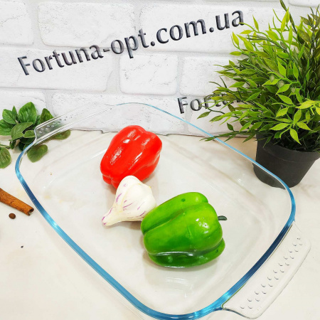 Противень из термостекла прямоугольный A-Plus - 1094 ✅ базовая цена $9.28 ✔ Опт ✔ Скидки ✔ Заходите! - Интернет-магазин ✅ Фортуна-опт ✅