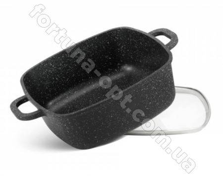 Казан квадратный с крышкой Edenberg EB - 8112 - 3,7 л/22 см ✅ базовая цена $25.97 ✔ Опт ✔ Скидки ✔ Заходите! - Интернет-магазин ✅ Фортуна-опт ✅