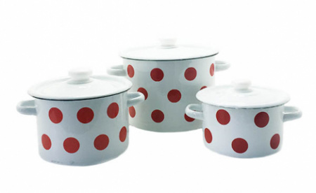 Кастрюля эмалированная 2,0 л "822 Красный горох" ✅ базовая цена 198.54 грн. ✔ Опт ✔ Скидки ✔ Заходите! - Интернет-магазин ✅ Фортуна-опт ✅