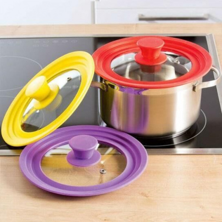 Крышка с силиконовым ободком Frico FRU - 1010B - 20/22/24 см ✅ базовая цена $5.58 ✔ Опт ✔ Скидки ✔ Заходите! - Интернет-магазин ✅ Фортуна-опт ✅