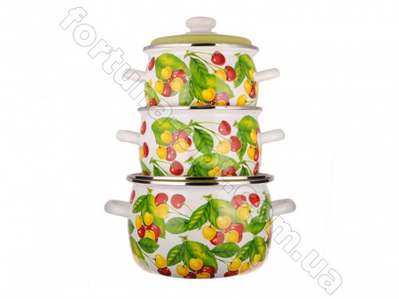 Набор кастрюль 6 Вкусняшка ✅ картинка - Интернет-магазин ✅ Fortuna-opt.com.ua. ✅ Набор кастрюль 6 Вкусняшка ✅ базовая цена 883.17 грн. ✔ Опт ✔ Скидки ✔ Заходите! - Интернет-магазин ✅ Фортуна-опт ✅