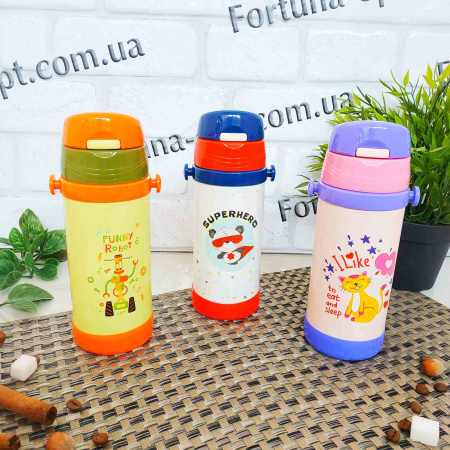 Термос детский из нержавеющей стали с трубочкой A-Plus 1778 - 350 мл ➜ картинка -Интернет-магазин ✅ Fortuna-opt.com.ua. ✅ Термос детский из нержавеющей стали с трубочкой A-Plus 1778 - 350 мл ➜ фото ➜ розн цена $4.87 - Интернет-магазин ✅ Fortuna-opt.com.ua. ✅
