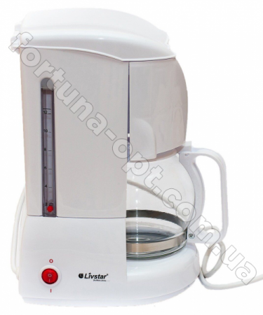 Кофеварка электрическая Livstar LSU - 1188 ✅ картинка - Интернет-магазин ✅ Fortuna-opt.com.ua. ✅ Кофеварка электрическая Livstar LSU - 1188 ✅ базовая цена $13.72 ✔ Опт ✔ Скидки ✔ Заходите! - Интернет-магазин ✅ Фортуна-опт ✅