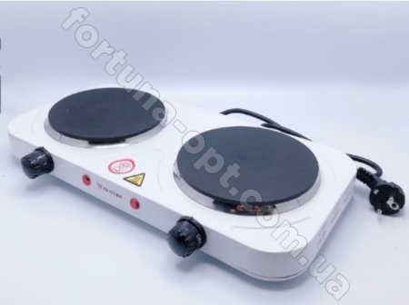 Электроплита дисковая на 2 конфорки TK 0004 ✅ картинка - Интернет-магазин ✅ Fortuna-opt.com.ua. ✅ Электроплита дисковая на 2 конфорки TK 0004 ✅ базовая цена $11.54 ✔ Опт ✔ Скидки ✔ Заходите! - Интернет-магазин ✅ Фортуна-опт ✅