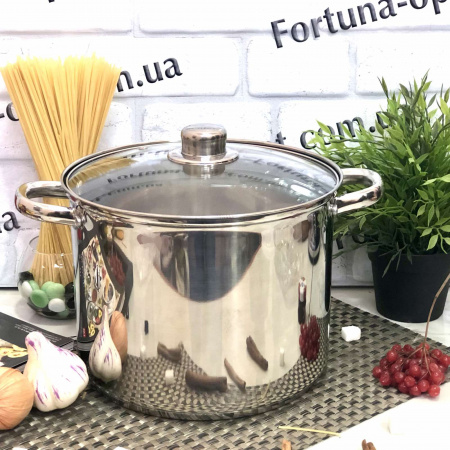 Кастрюля нержавеющая 6,8 л А-Плюс - 1392  ✅ картинка - Интернет-магазин ✅ Fortuna-opt.com.ua. ✅ Кастрюля нержавеющая 6,8 л А-Плюс - 1392  ✅ базовая цена $16.10 ✔ Опт ✔ Скидки ✔ Заходите! - Интернет-магазин ✅ Фортуна-опт ✅