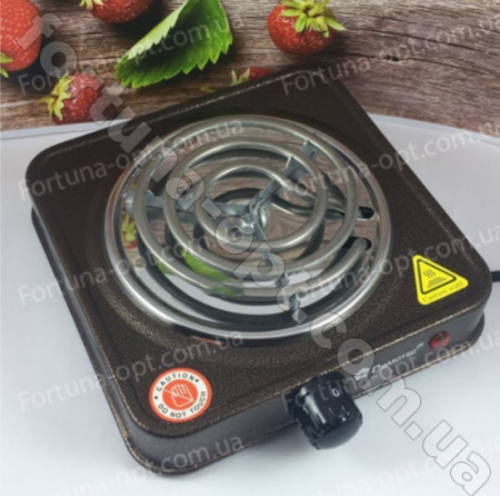 Электрическая плита с одной конфоркой Domotec  - 5801 (1000 Вт) ✅ базовая цена $9.54 ✔ Опт ✔ Скидки ✔ Заходите! - Интернет-магазин ✅ Фортуна-опт ✅