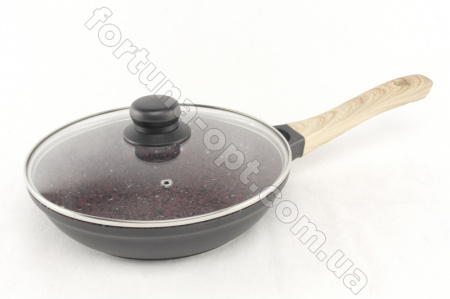 Сковорода с гранитным покрытием A-Plus - 1722 - 24 см ✅ картинка - Интернет-магазин ✅ Fortuna-opt.com.ua. ✅ Сковорода с гранитным покрытием A-Plus - 1722 - 24 см ✅ базовая цена $14.21 ✔ Опт ✔ Скидки ✔ Заходите! - Интернет-магазин ✅ Фортуна-опт ✅