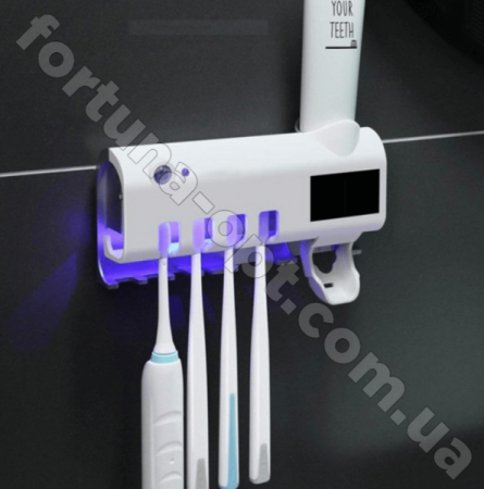 Диспенсер для зубных щеток с дозатором  свитящийся TV 000189 ✅ базовая цена $8.67 ✔ Опт ✔ Скидки ✔ Заходите! - Интернет-магазин ✅ Фортуна-опт ✅