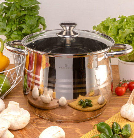 Кастрюля из нержавеющей стали Edenberg ЕВ - 534 - 8,8 л ✅ картинка - Интернет-магазин ✅ Fortuna-opt.com.ua. ✅ Кастрюля из нержавеющей стали Edenberg ЕВ - 534 - 8,8 л ✅ базовая цена $23.73 ✔ Опт ✔ Скидки ✔ Заходите! - Интернет-магазин ✅ Фортуна-опт ✅