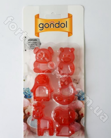 Форма для печенья пл 6 шт/наб животные 250-09277 ✅ базовая цена $0.96 ✔ Опт ✔ Скидки ✔ Заходите! - Интернет-магазин ✅ Фортуна-опт ✅