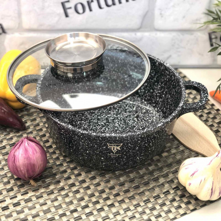 Набор кастрюль серый Top Kitchen ТК 00076 ✅ базовая цена $63.34 ✔ Опт ✔ Скидки ✔ Заходите! - Интернет-магазин ✅ Фортуна-опт ✅