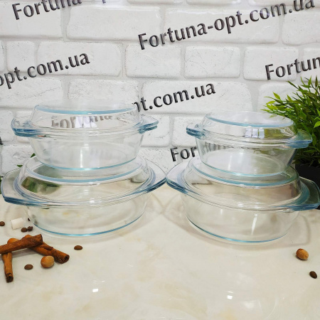 Кастрюли из термостекла A-Plus - 1095 (4шт) ✅ базовая цена $17.61 ✔ Опт ✔ Скидки ✔ Заходите! - Интернет-магазин ✅ Фортуна-опт ✅