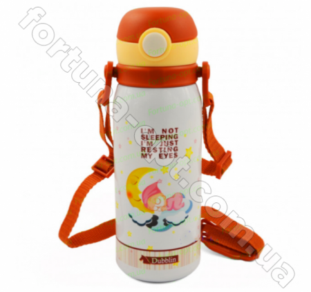 Термос детский-поилка с трубочкой A-Plus - 1624 - 450 мл ➜ фото ➜р озн цена $4.83 -Интернет-магазин ✅ Fortuna-opt.com.ua. ✅