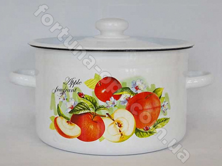 Кастрюля эмалированная 5,5 л 1617/2 Душистый ✅ базовая цена 234.08 грн. ✔ Опт ✔ Скидки ✔ Заходите! - Интернет-магазин ✅ Фортуна-опт ✅