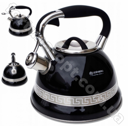 Чайник cо свистком Edenberg EB - 1989 - 3л  ✅ базовая цена $15.89 ✔ Опт ✔ Скидки ✔ Заходите! - Интернет-магазин ✅ Фортуна-опт ✅