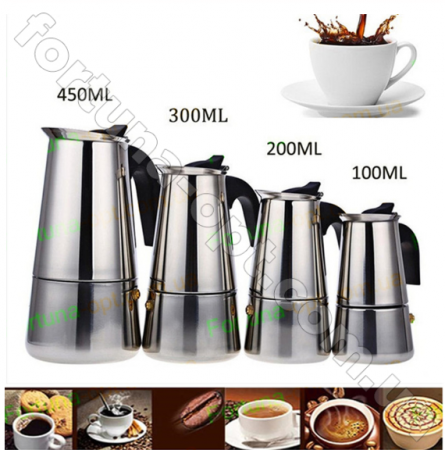 Гейзерная кофеварка A-PLUS - 2089 450 мл ✅ базовая цена $10.09 ✔ Опт ✔ Скидки ✔ Заходите! - Интернет-магазин ✅ Фортуна-опт ✅