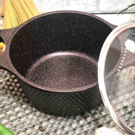 Кастрюля-казан литой 4.3 л мраморное покрытие Edenberg EB - 16202 ✅ базовая цена $28.53 ✔ Опт ✔ Скидки ✔ Заходите! - Интернет-магазин ✅ Фортуна-опт ✅