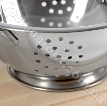 Дуршлаг на ножке из нержавейки A-Plus - 0824 (28 см) ✅ базовая цена $2.98 ✔ Опт ✔ Скидки ✔ Заходите! - Интернет-магазин ✅ Фортуна-опт ✅