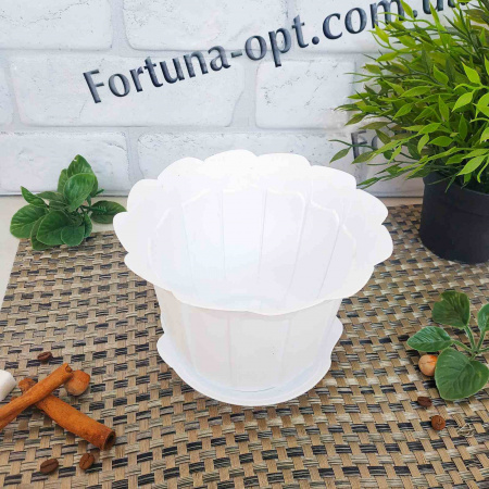 Горшок цветочный Лаура 160 мм - 0320 ✅ базовая цена 24.99 грн. ✔ Опт ✔ Скидки ✔ Заходите! - Интернет-магазин ✅ Фортуна-опт ✅