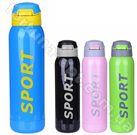 Термос поилка Спорт Stenson - 3455 - 0,5 л ➜ фото ➜ розн цена $4.39 - Интернет-магазин ✅ Fortuna-opt.com.ua. ✅