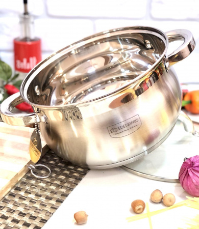 Кастрюля большого объема Edenberg EB - 3727 - 6,5 л ✅ базовая цена $18.07 ✔ Опт ✔ Скидки ✔ Заходите! - Интернет-магазин ✅ Фортуна-опт ✅