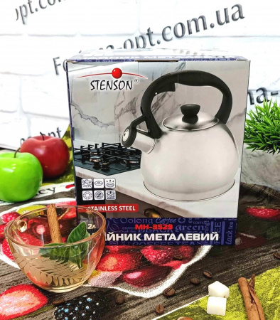 Чайник  3529 2л Stenson одинарное дно ✅ базовая цена $7.72 ✔ Опт ✔ Скидки ✔ Заходите! - Интернет-магазин ✅ Фортуна-опт ✅