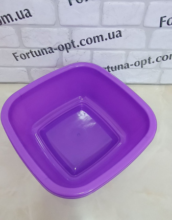 Таз  8,5л квадратный 0851 Юн ✅ картинка - Интернет-магазин ✅ Fortuna-opt.com.ua. ✅ Таз  8,5л квадратный 0851 Юн ✅ базовая цена 70.76 грн. ✔ Опт ✔ Скидки ✔ Заходите! - Интернет-магазин ✅ Фортуна-опт ✅