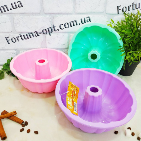 Форма силиконовая для выпекания кекса A-Plus - 1965  ✅ базовая цена $2.71 ✔ Опт ✔ Скидки ✔ Заходите! - Интернет-магазин ✅ Фортуна-опт ✅