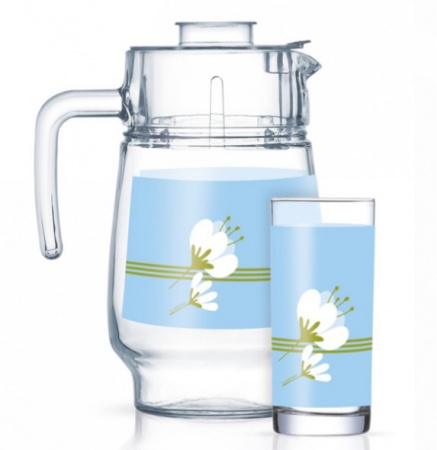 Кувшин 1,6 л + 6 стаканов 270 мл Люминарк 7 предметов OLIVIA BLUE 4807 ✅ базовая цена 424.33 грн. ✔ Опт ✔ Скидки ✔ Заходите! - Интернет-магазин ✅ Фортуна-опт ✅