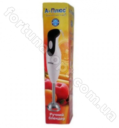 Блендер ручной A-Plus - 1544 ✅ картинка - Интернет-магазин ✅ Fortuna-opt.com.ua. ✅ Блендер ручной A-Plus - 1544 ✅ базовая цена $13.73 ✔ Опт ✔ Скидки ✔ Заходите! - Интернет-магазин ✅ Фортуна-опт ✅