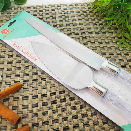 Набор для торта 2 шт. лопатка + нож 1754 ✅ картинка - Интернет-магазин ✅ Fortuna-opt.com.ua. ✅ Набор для торта 2 шт. лопатка + нож 1754 ✅ базовая цена 92.79 грн. ✔ Опт ✔ Скидки ✔ Заходите! - Интернет-магазин ✅ Фортуна-опт ✅