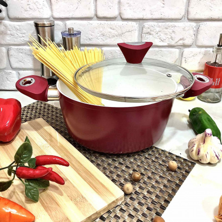 Кастрюля c керамическим покрытием 4 л Kаmille - 4212 ✅ базовая цена $16.68 ✔ Опт ✔ Скидки ✔ Заходите! - Интернет-магазин ✅ Фортуна-опт ✅