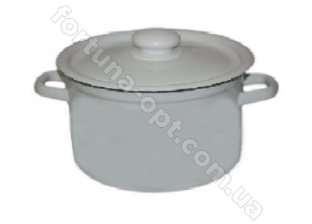 Кастрюля эмалированная 5,5 л 1617/1 ✅ базовая цена 215.30 грн. ✔ Опт ✔ Скидки ✔ Заходите! - Интернет-магазин ✅ Фортуна-опт ✅