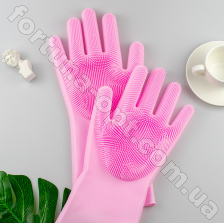 Многофункциональная силиконовая перчатка для мытья посуды Magic Silicone Gloves губка щетка для уборки - 7139 ✅ базовая цена 97.68 грн. ✔ Опт ✔ Скидки ✔ Заходите! - Интернет-магазин ✅ Фортуна-опт ✅