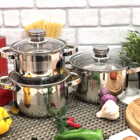 Набор кухонной посуды Edenberg EB - 3706 ✅ картинка - Интернет-магазин ✅ Fortuna-opt.com.ua. ✅ Набор кухонной посуды Edenberg EB - 3706➜ Опт и розница ✅ актуальная цена -Интернет магазин ✅ Фортуна ✅