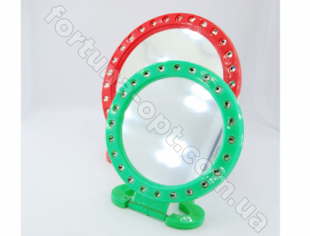 Зеркало пластик с камушками больш. 1559 ✅ базовая цена 21.55 грн. ✔ Опт ✔ Скидки ✔ Заходите! - Интернет-магазин ✅ Фортуна-опт ✅