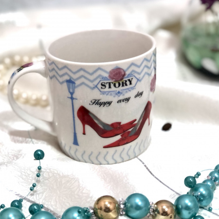 Чашка 360 мл "Story" 00686 ✅ базовая цена $1.50 ✔ Опт ✔ Скидки ✔ Заходите! - Интернет-магазин ✅ Фортуна-опт ✅