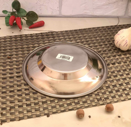 Тарелка нержавеющая  20 см Empire EM - 1620 ✅ картинка - Интернет-магазин ✅ Fortuna-opt.com.ua. ✅ Тарелка нержавеющая  20 см Empire EM - 1620 ✅ базовая цена $0.73 ✔ Опт ✔ Скидки ✔ Заходите! - Интернет-магазин ✅ Фортуна-опт ✅