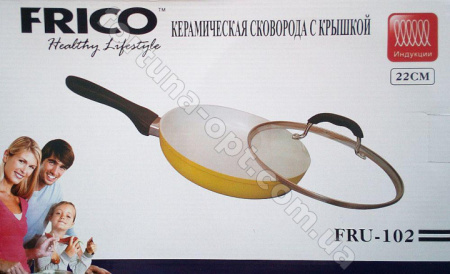 Сковорода Frico FRU - 103 с керамическим покрытием ✅ картинка - Интернет-магазин ✅ Fortuna-opt.com.ua. ✅ Сковорода Frico FRU - 103 с керамическим покрытием ✅ базовая цена $20.06 ✔ Опт ✔ Скидки ✔ Заходите! - Интернет-магазин ✅ Фортуна-опт ✅