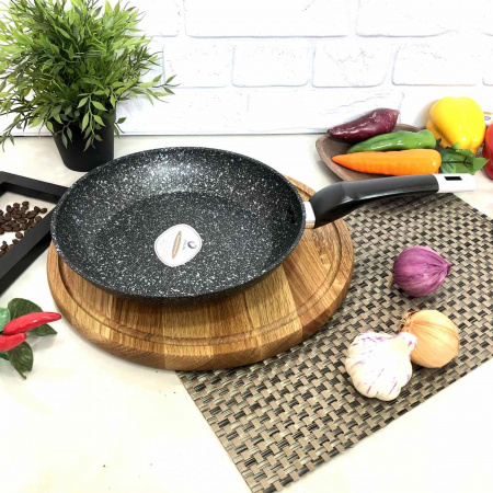 Сковорода с гранитным покрытием A-Plus - 1520 - 22 см ✅ картинка - Интернет-магазин ✅ Fortuna-opt.com.ua. ✅ Сковорода с гранитным покрытием A-Plus - 1520 - 22 см ✅ базовая цена $7.32 ✔ Опт ✔ Скидки ✔ Заходите! - Интернет-магазин ✅ Фортуна-опт ✅