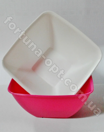 Салатница пластик квадратная 0,5 л - 0310 ✅ базовая цена 4.16 грн. ✔ Опт ✔ Скидки ✔ Заходите! - Интернет-магазин ✅ Фортуна-опт ✅