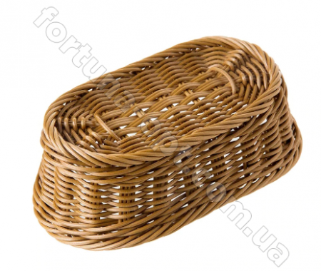 Плетенная корзинка пластик 24*19*8 см - Empire ЕМ - 9780  ✅ базовая цена $2.23 ✔ Опт ✔ Скидки ✔ Заходите! - Интернет-магазин ✅ Фортуна-опт ✅
