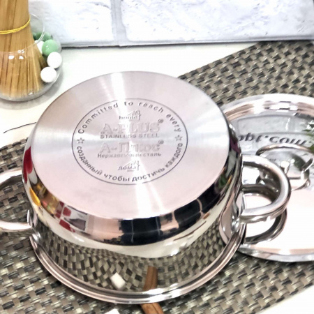 Набор кастрюль A-Plus - 1299 ✅ картинка - Интернет-магазин ✅ Fortuna-opt.com.ua. ✅ Набор кастрюль A-Plus - 1299➜ Опт и розница ✅ актуальная цена -Интернет магазин ✅ Фортуна ✅