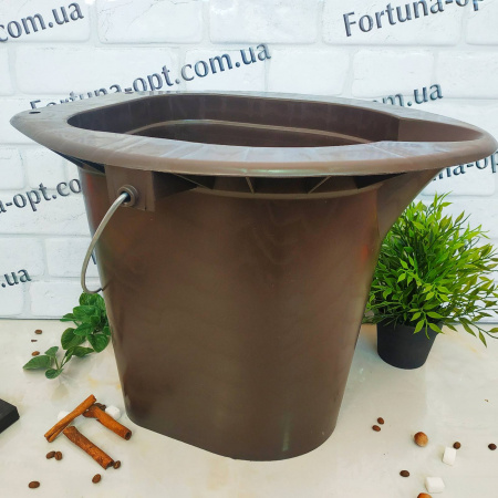 Ведро туалетное с металлической ручкой П А 5119 ✅ картинка - Интернет-магазин ✅ Fortuna-opt.com.ua. ✅ Ведро туалетное с металлической ручкой П А 5119 ✅базовая цена 266.33 грн. ✔ Опт ✔ Скидки ✔ Заходите! - Интернет-магазин ✅ Фортуна-опт ✅