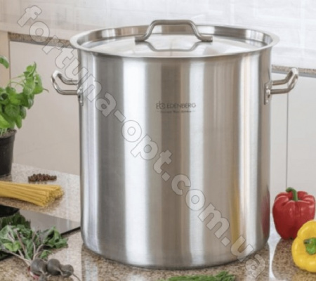 Кастрюля 40 л для профессионалов Edenberg EB - 3776 ✅ картинка - Интернет-магазин ✅ Fortuna-opt.com.ua. ✅ Кастрюля 40 л для профессионалов Edenberg EB - 3776 ✅ базовая цена $65 ✔ Опт ✔ Скидки ✔ Заходите! - Интернет-магазин ✅ Фортуна-опт ✅