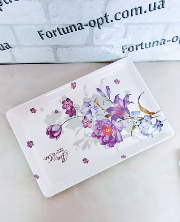 Поднос меламиновый A-Plus - 5647 -  46*32 см ✅ базовая цена $4.77 ✔ Опт ✔ Скидки ✔ Заходите! - Интернет-магазин ✅ Фортуна-опт ✅