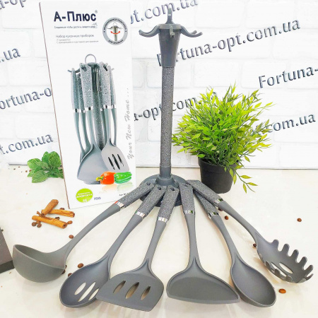 Набор кухонных принадлежностей из нержавеющей стали A-Plus - 1403 (7 предметов) ✅ базовая цена $14.23 ✔ Опт ✔ Скидки ✔ Заходите! - Интернет-магазин ✅ Фортуна-опт ✅