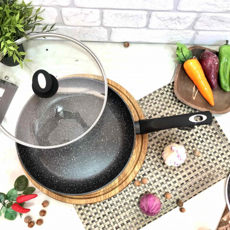 Сковорода с крышкой Edenberg EB - 4111 - 28 см ✅ базовая цена $17.20 ✔ Опт ✔ Скидки ✔ Заходите! - Интернет-магазин ✅ Фортуна-опт ✅